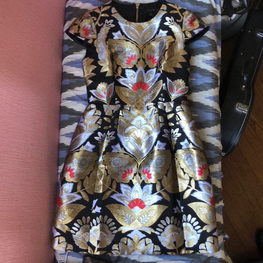 Ted Baker Imoen Opulent Orient Jacquard Dress